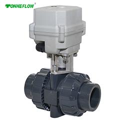 开关型-1 1/2寸UPVC两通电动阀 