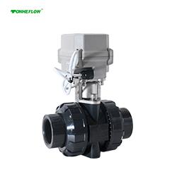 开关型-1 1/2寸UPVC两通电动阀 