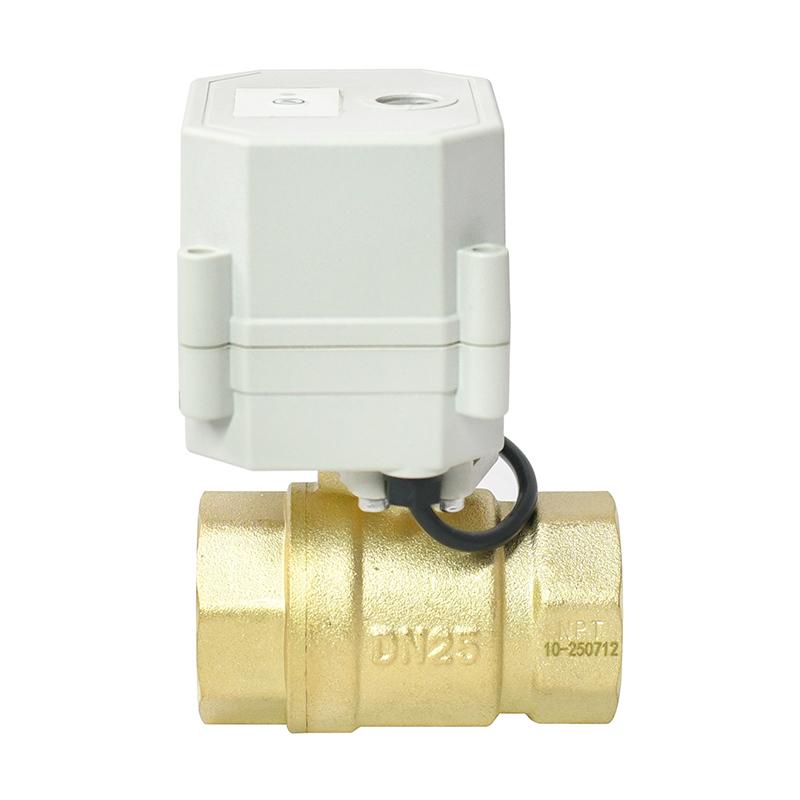 A20系列-DN25黄铜两通 Wi-Fi 电动阀