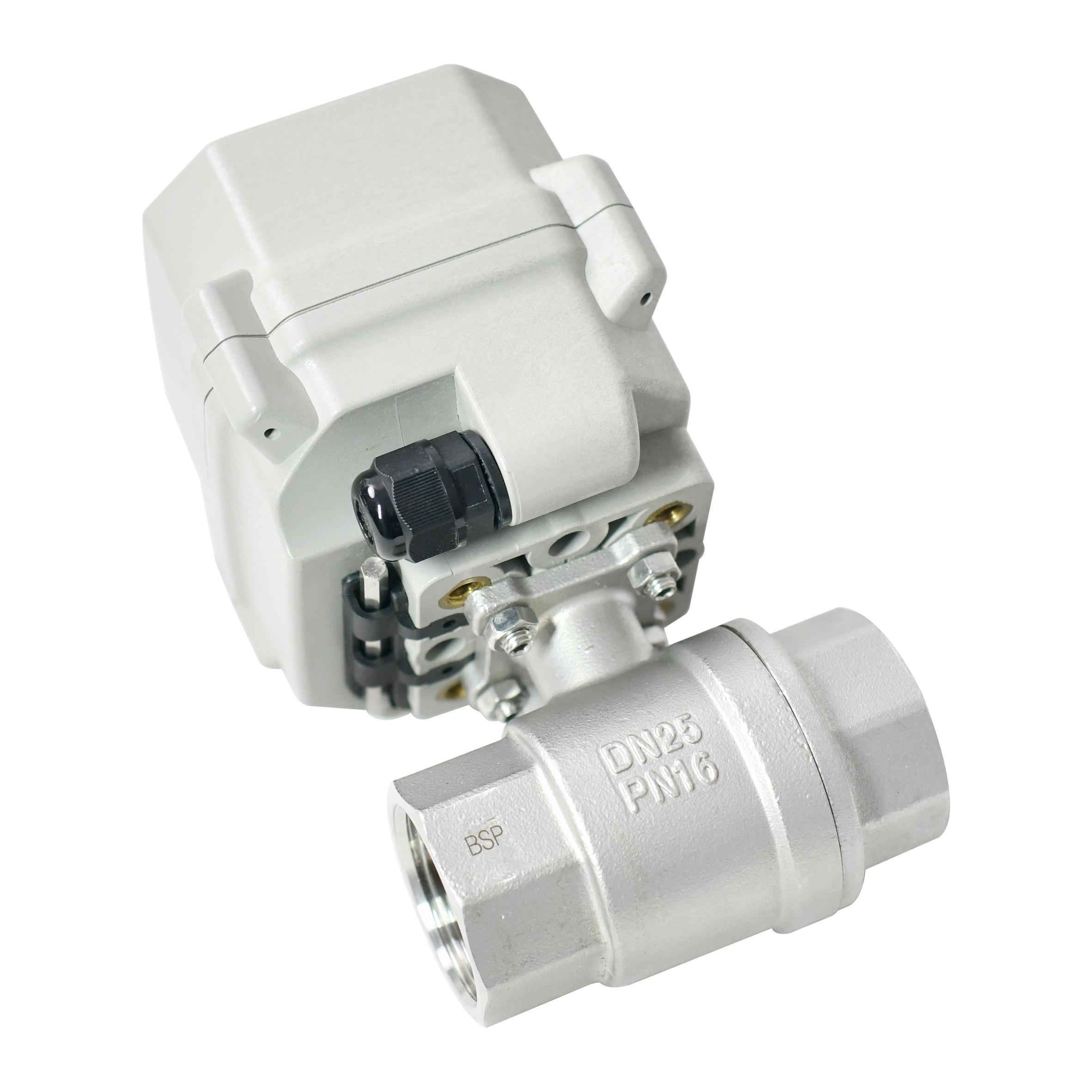 调节型-A150 1” 不锈钢两通小平台F03比例调节电动阀 